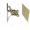 Хоккеист - 3D модель в формате STL для ЧПУ