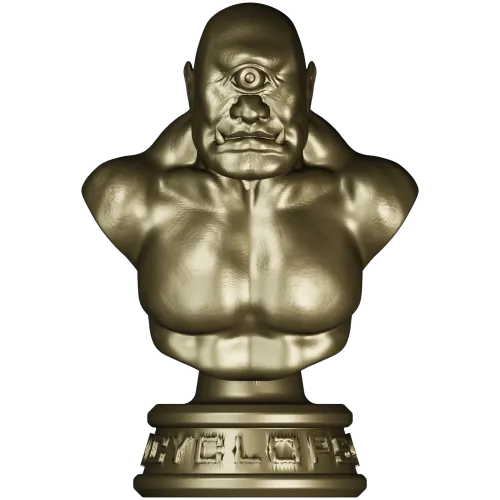 3D модель бюста циклопа - STL файл для ЧПУ