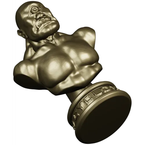 3D модель бюста циклопа - STL файл для ЧПУ