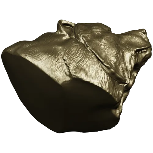 Медвежья голова - 3D модель STL для ЧПУ