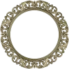 Baroque Acanthus Round Frame STL 3D Model for CNC Milling