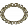 Baroque Acanthus Round Frame STL 3D Model for CNC Milling
