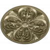 Acanthus Rosette Medallion STL for CNC