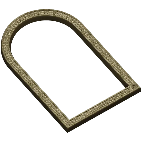 Arched Ornamental Frame STL for CNC
