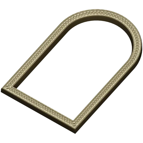 Arched Ornamental Frame STL for CNC