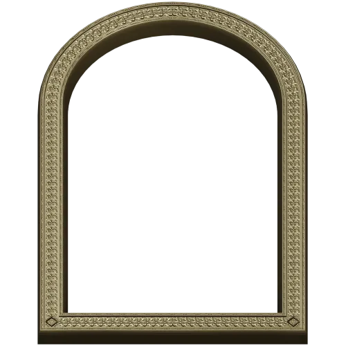 Arched Ornamental Frame STL for CNC