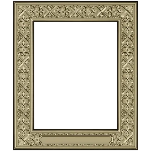 Regal Fleur Frame - ornate frame 3D model (STL) for CNC