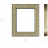 Regal Fleur Frame - ornate frame 3D model (STL) for CNC