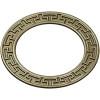 Greek-Key Round Frame - STL 3D Model for CNC Milling