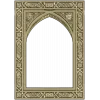 Арочная резная рама в стиле киота - 3D модель STL для ЧПУ