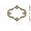 Sunflower Rococo Frame - STL 3D model for CNC milling