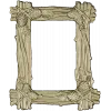 Pine Bundle Frame - STL 3D model for CNC milling