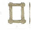 Pine Bundle Frame - STL 3D model for CNC milling