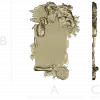 Yuletide Scrollframe - Christmas CNC STL Relief