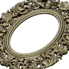 Aurelia Oval Baroque Frame - STL 3D model for CNC
