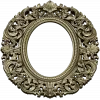Aurelia Oval Baroque Frame - STL 3D model for CNC