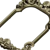 Rococo shell frame - detailed STL 3D model for CNC milling