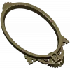 Baroque Oval Frame STL for CNC Milling