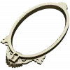 Baroque Oval Frame STL for CNC Milling