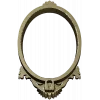 Baroque Oval Frame STL for CNC Milling