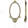 Baroque Oval Frame STL for CNC Milling