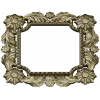 Floral Acanthus Square Frame STL 3D Model for CNC