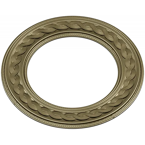 Braided Halo Round Frame - STL 3D model for CNC