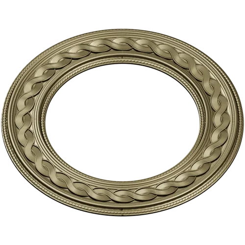 Braided Halo Round Frame - STL 3D model for CNC