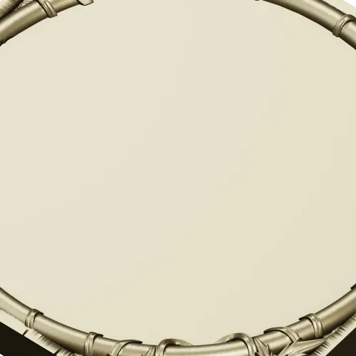 Bamboo Circle Relief Panel - STL 3D model for CNC
