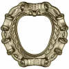 Baroque Ribbon Frame - STL 3D model for CNC