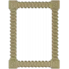 Baroque Beaded Decorative Frame - STL 3D model for CNC