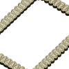 Baroque Beaded Decorative Frame - STL 3D model for CNC