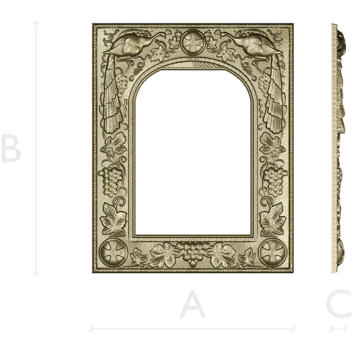 Grapevine Arch Frame - STL 3D model for CNC