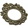 Ornamental Baroque Oval Frame STL for CNC Milling