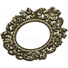 Ornamental Baroque Oval Frame STL for CNC Milling