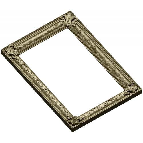 Baroque Acanthus Frame STL for CNC