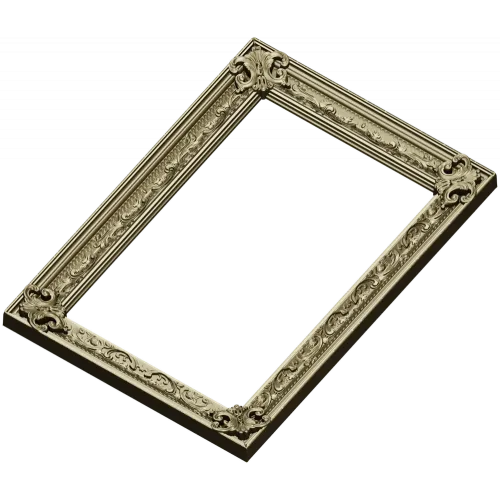 Baroque Acanthus Frame STL for CNC