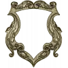 Rococo Shield Frame STL for CNC