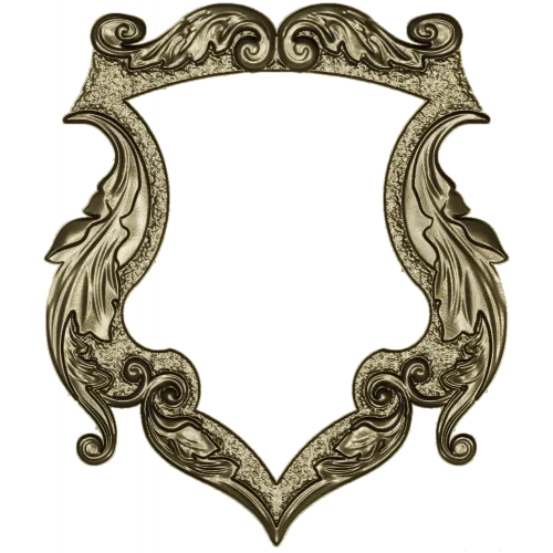 Rococo Shield Frame STL for CNC