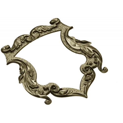Rococo Shield Frame STL for CNC