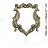 Rococo Shield Frame STL for CNC