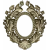 Ornate Acanthus Oval Frame - 3D STL for CNC