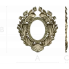 Ornate Acanthus Oval Frame - 3D STL for CNC