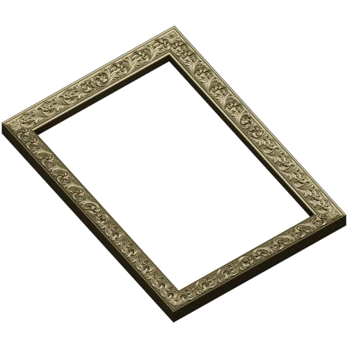 Regal Acanthus Frame - STL 3D model for CNC milling