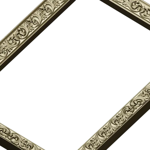Regal Acanthus Frame - STL 3D model for CNC milling