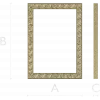 Regal Acanthus Frame - STL 3D model for CNC milling