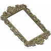 Ornate Rococo Frame STL for CNC Router and Wood Carving