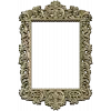 Ornate Rococo Frame STL for CNC Router and Wood Carving