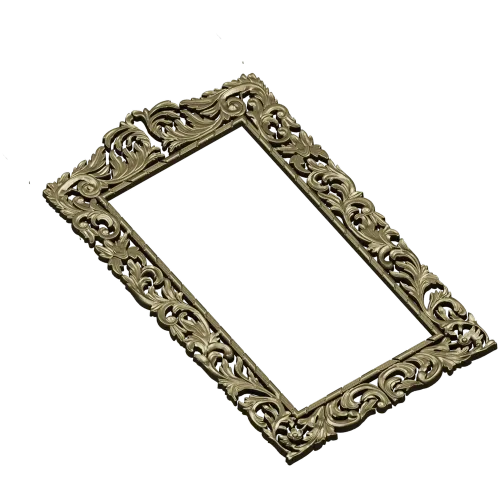 Baroque Acanthus Frame STL for CNC Milling