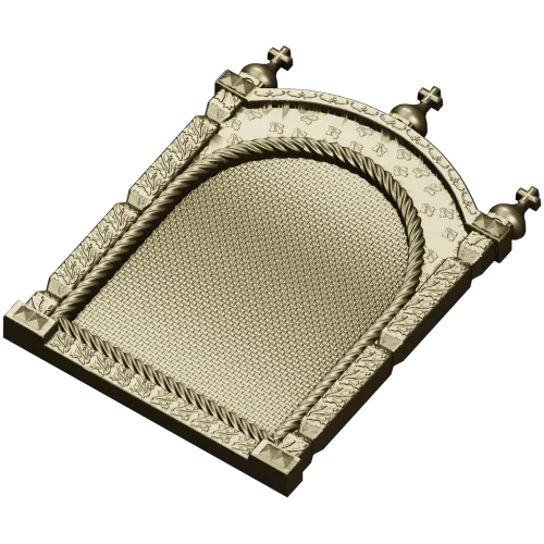 Arched Kiot Frame STL for CNC